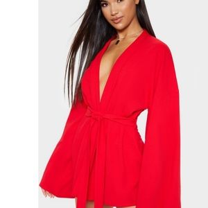 Pretty Little Thing,  Red Playsuit